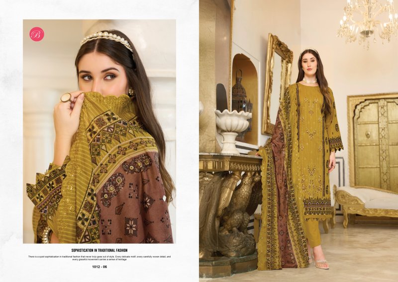 Noor E Ishq Vol 2 By Belliza Cotton Dress Material 